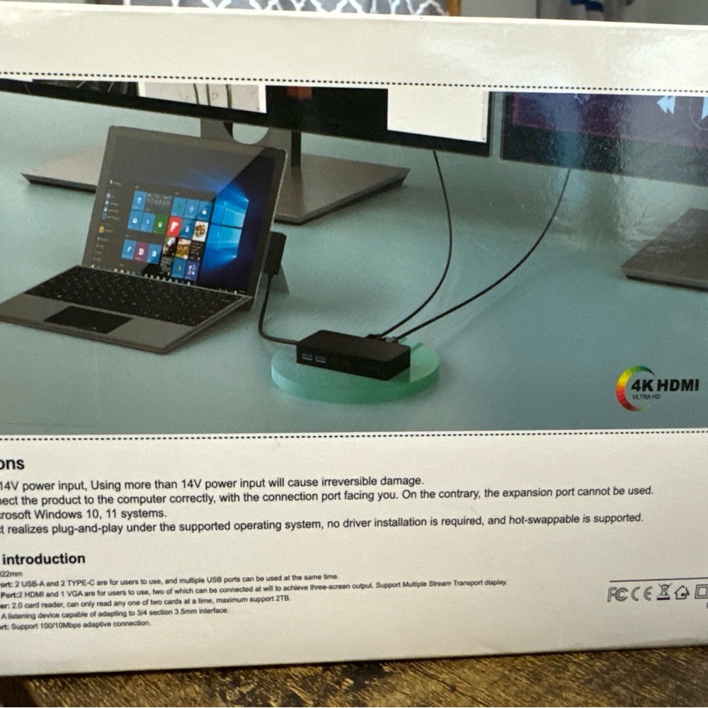 Brand new Microsoft Surface Triple Display docking station.